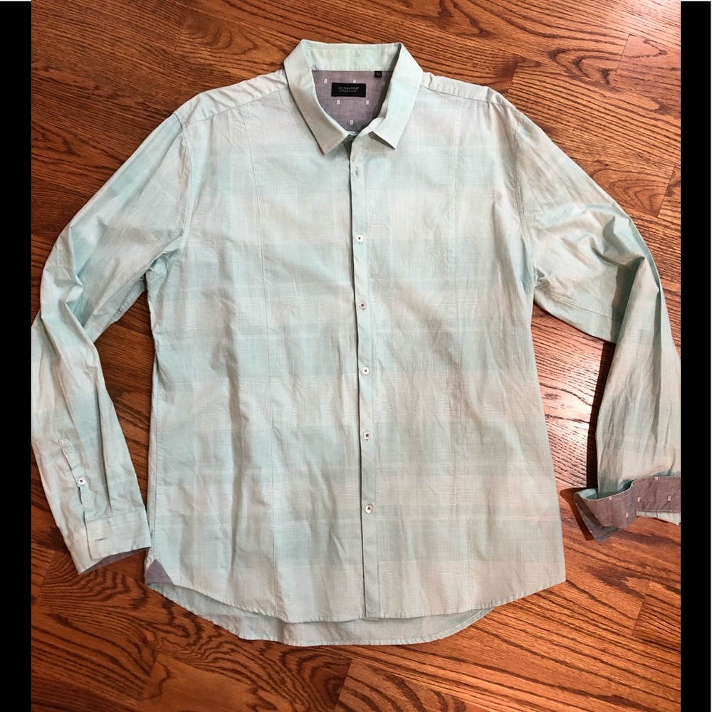 7 Diamonds Printed Button Up